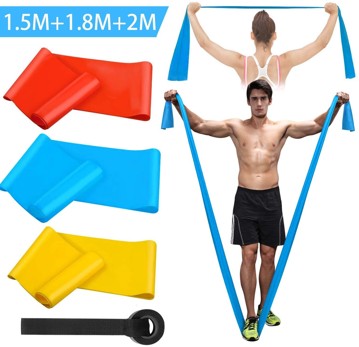 Crossfit Workout With Equipment - 탄성 피트니스 밴드 3Pcs 저항 밴드